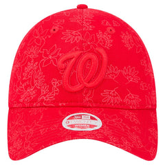 MLB Washington Nationals New Era Women's Tonal Floral 9TWENTY Adjustable Hat