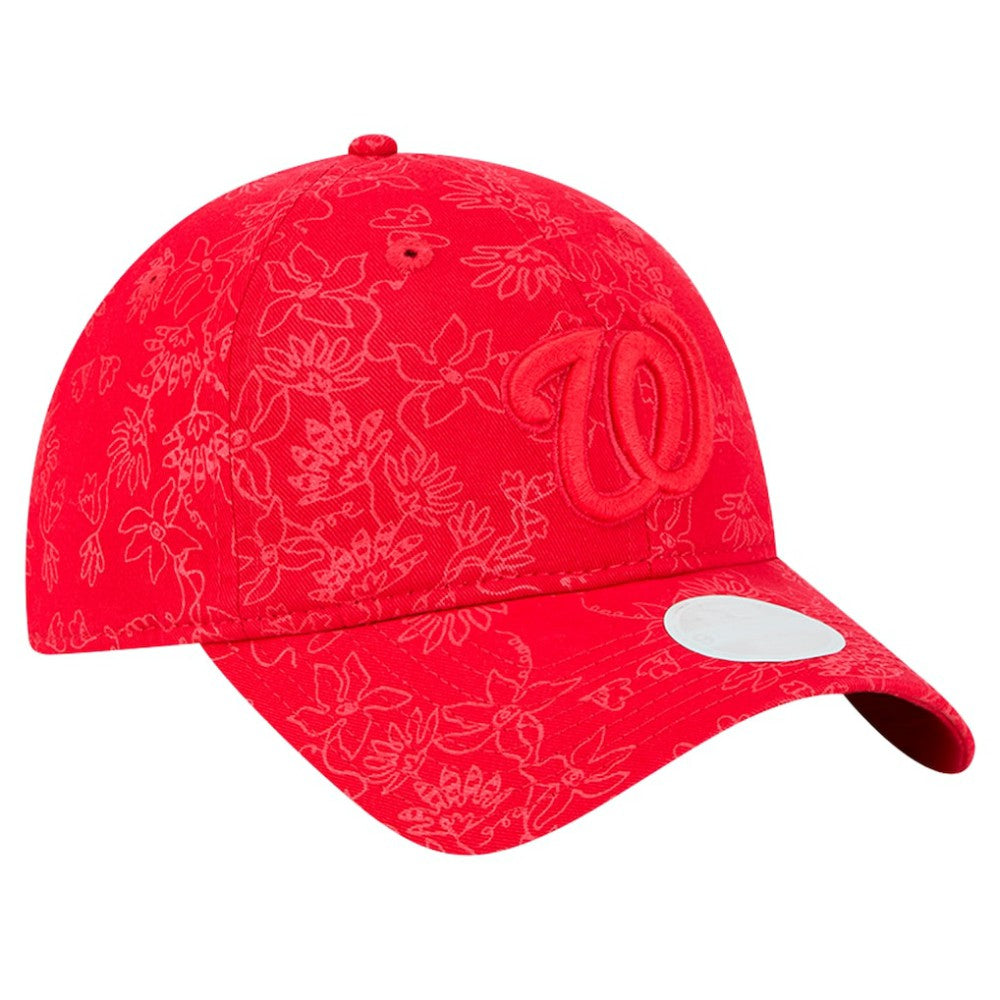 MLB Washington Nationals New Era Women's Tonal Floral 9TWENTY Adjustable Hat