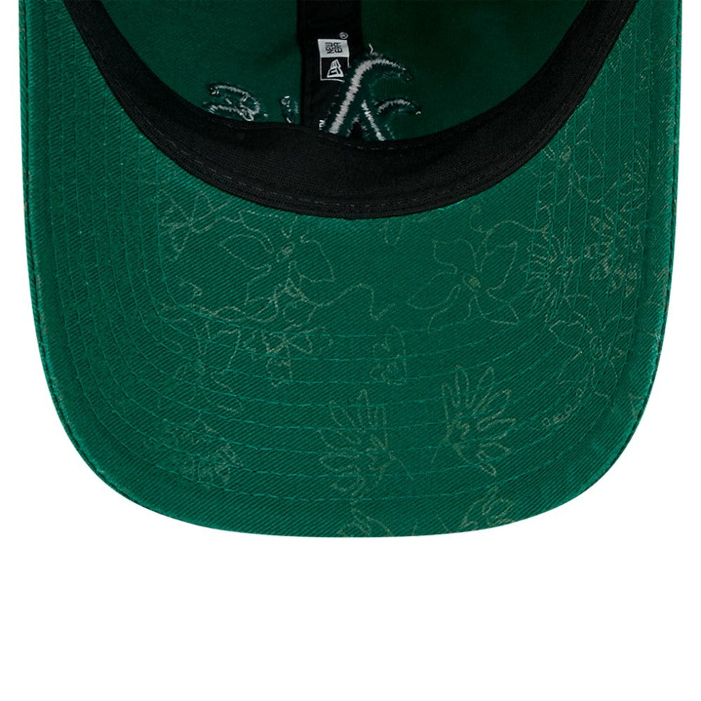 MLB Athletics New Era Women's Tonal Floral 9TWENTY Adjustable Hat