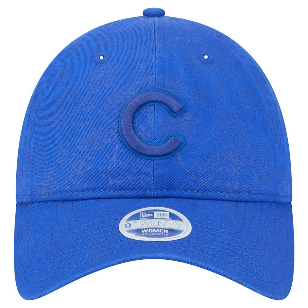 MLB Chicago Cubs New Era Women's Tonal Floral 9TWENTY Adjustable Hat