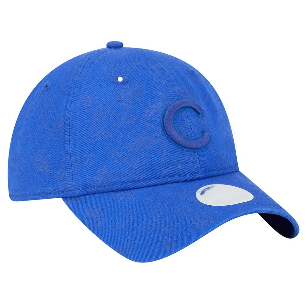 MLB Chicago Cubs New Era Women's Tonal Floral 9TWENTY Adjustable Hat