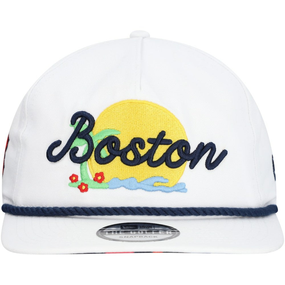 MLB Boston Red Sox New Era Paradise Golfer Adjustable Hat