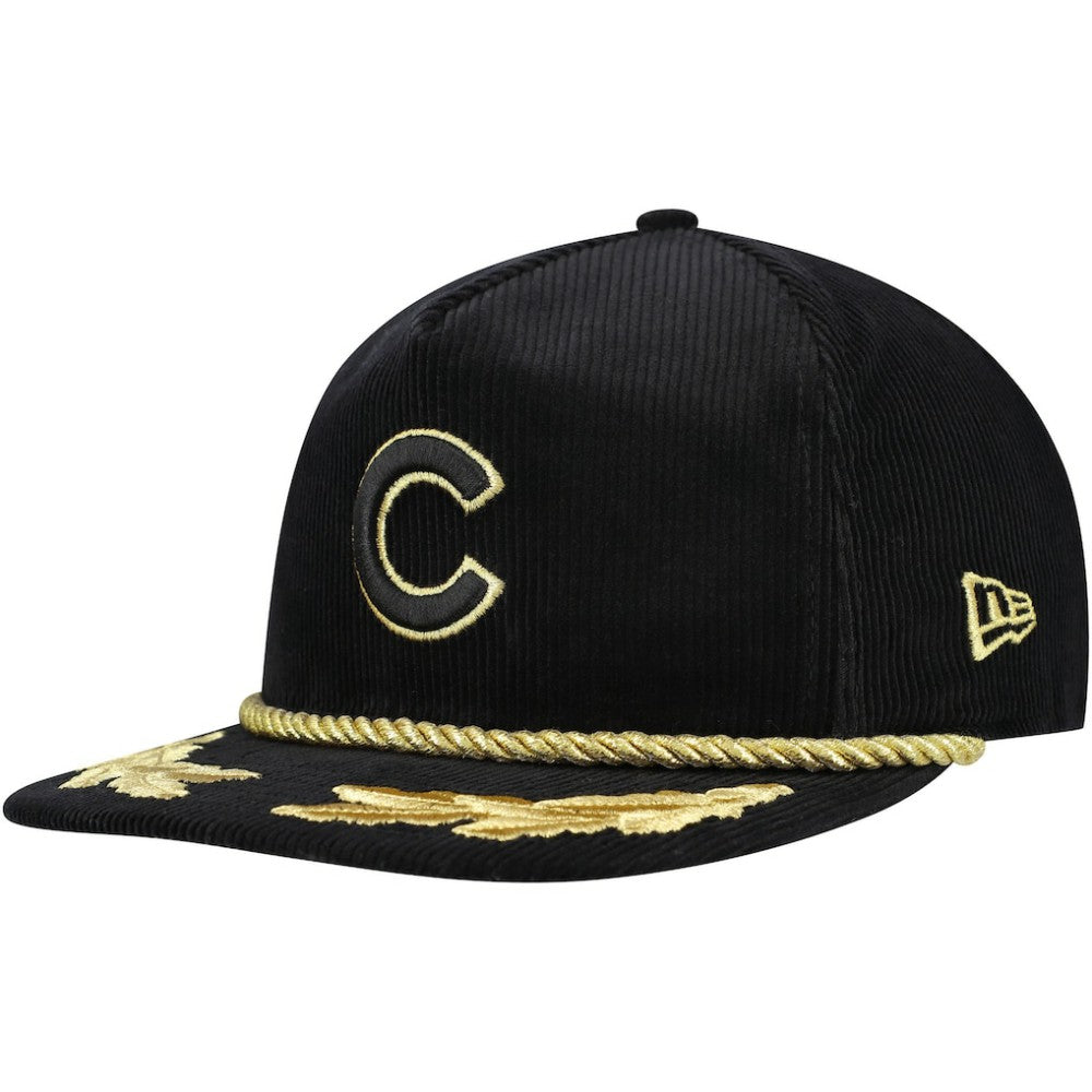 MLB Chicago Cubs New Era Corduroy Filigree Golfer Adjustable Hat