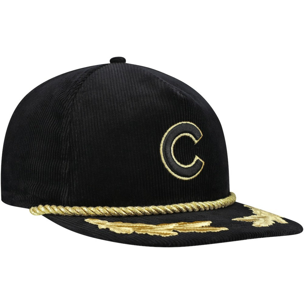 MLB Chicago Cubs New Era Corduroy Filigree Golfer Adjustable Hat