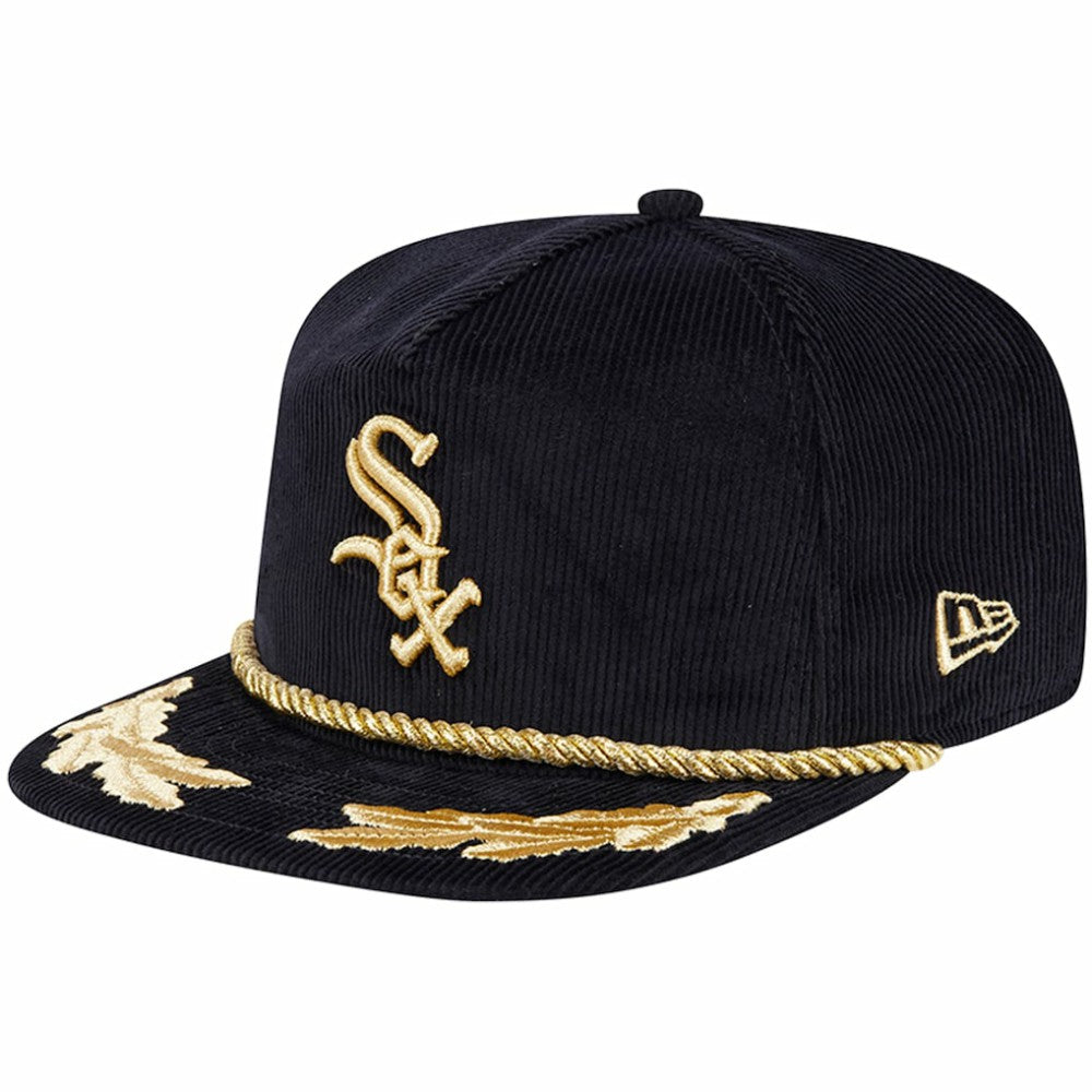 MLB Chicago White Sox New Era Corduroy Filigree Golfer Adjustable Hat