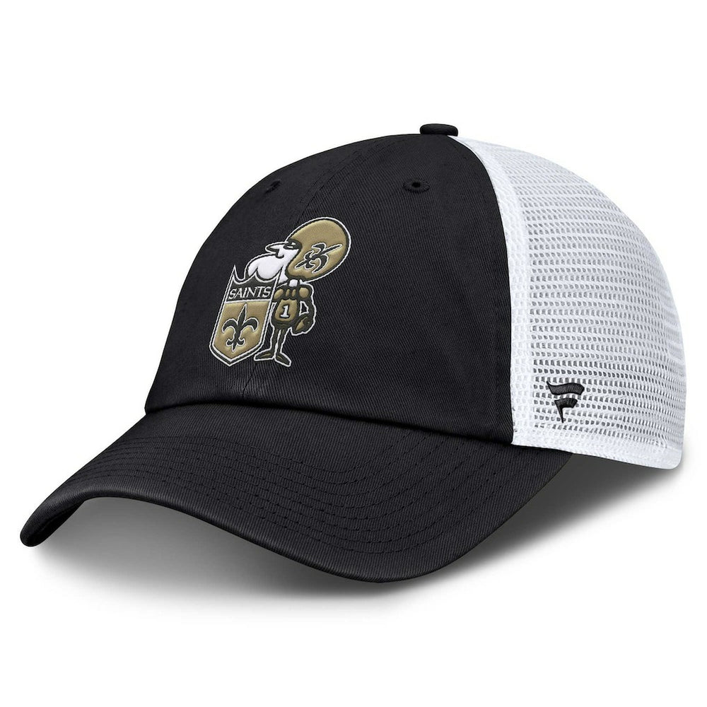 Basic Vintage Trucker Adjustable Hat - New Orleans Saints