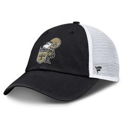 Basic Vintage Trucker Adjustable Hat - New Orleans Saints