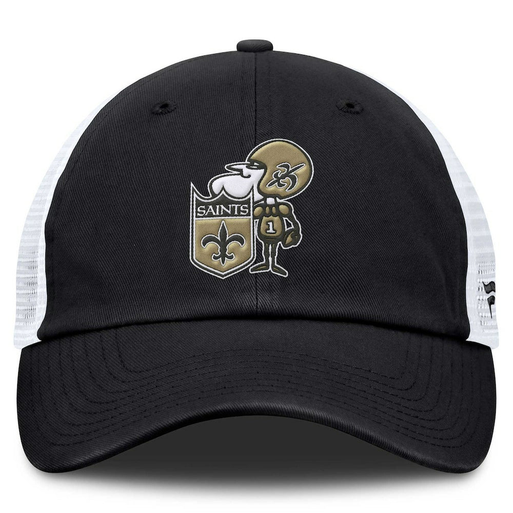 Basic Vintage Trucker Adjustable Hat - New Orleans Saints