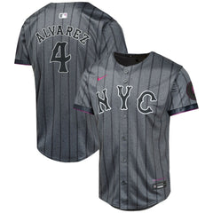 MLB Francisco Alvarez New York Mets Nike Youth 2024 City Connect Limited Player Jersey