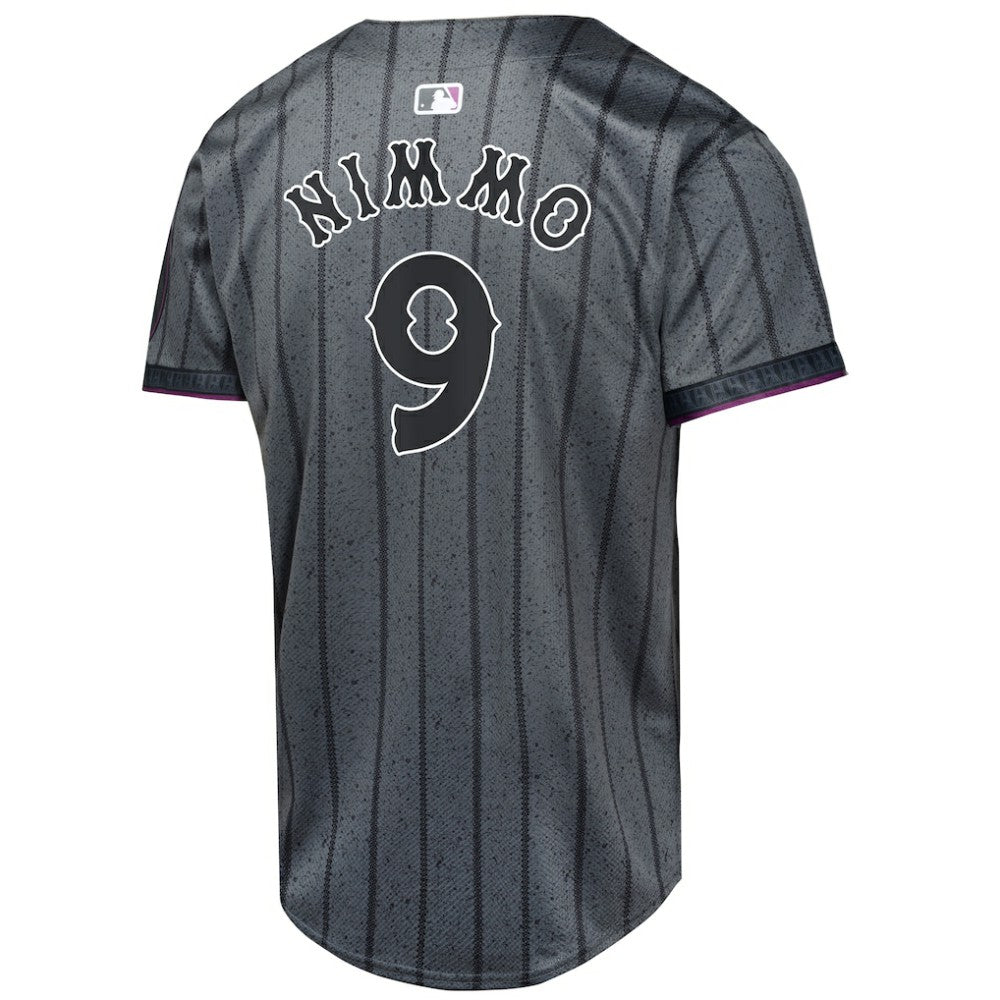 MLB Brandon Nimmo New York Mets Nike Youth 2024 City Connect Limited Player Jersey