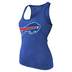 Josh Allen  Majestic Threads Women's Name & Number Tri-Blend Tank Top - Buffalo Bills