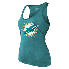 Tyreek Hill  Majestic Threads Women's Name & Number Tri-Blend Tank Top - Miami Dolphins