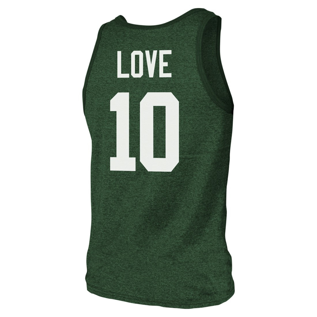 Jordan Love  Majestic Threads Tri-Blend Player Name & Number Tank Top - Green Bay Packers