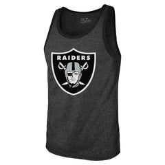 Maxx Crosby  Majestic Threads Tri-Blend Player Name & Number Tank Top - Las Vegas Raiders