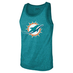 Tyreek Hill  Majestic Threads Tri-Blend Player Name & Number Tank Top - Miami Dolphins