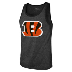 Joe Burrow  Majestic Threads Tri-Blend Player Name & Number Tank Top - Cincinnati Bengals