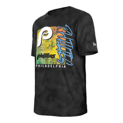 MLB Philadelphia Phillies New Era Women's Sport Classics Enzyme Wash Oversized T-Shirt