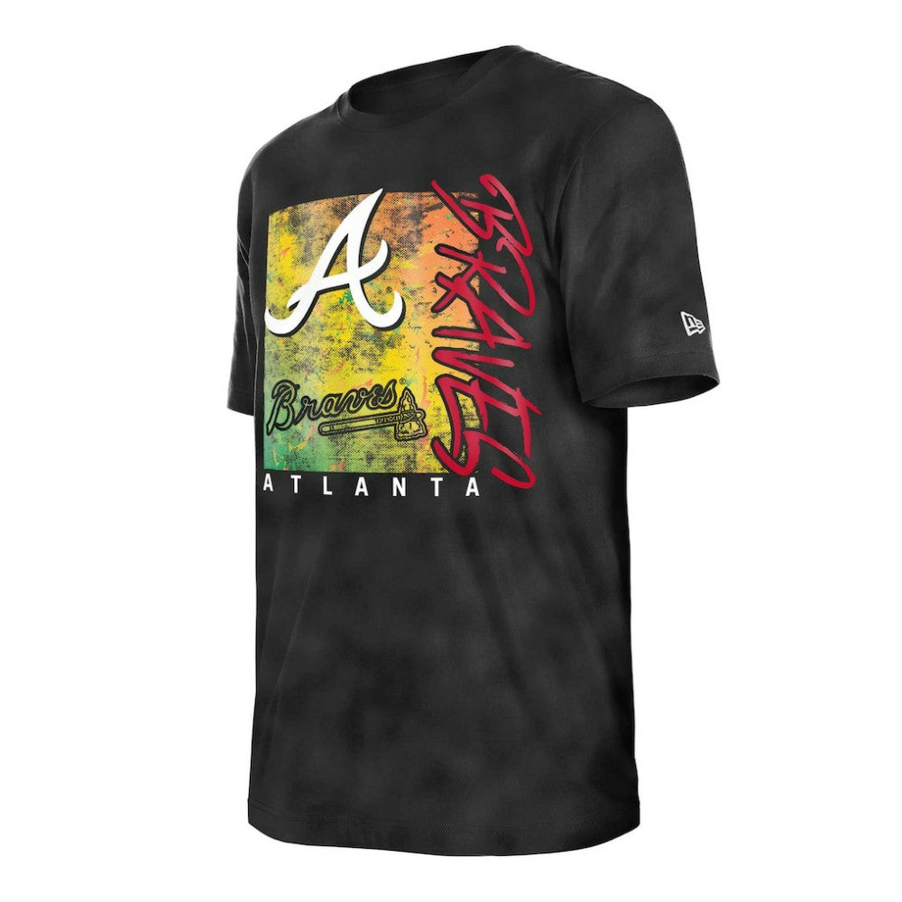 MLB Atlanta Braves New Era Women's Sport Classics Enzyme Wash Oversized T-Shirt