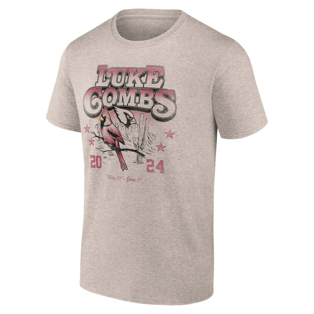 Luke Combs x  Growin' Up and Gettin' Old Tour T-Shirt - Arizona Cardinals