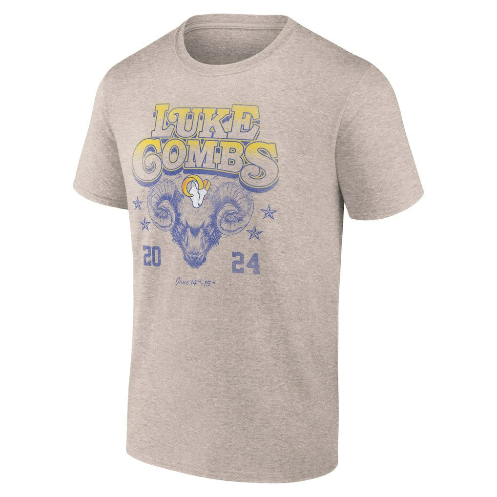 Luke Combs x  Growin' Up and Gettin' Old Tour T-Shirt - Los Angeles Rams