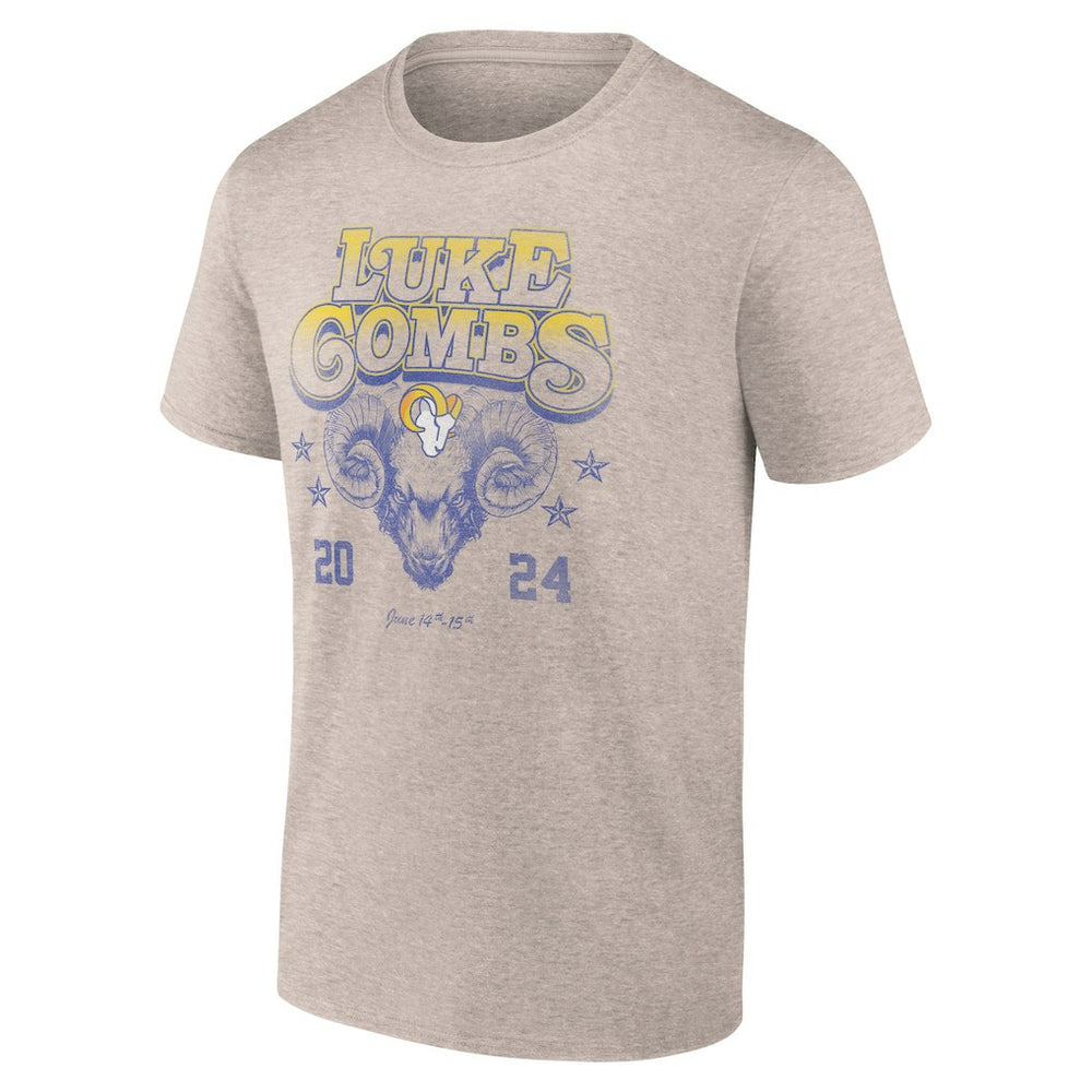Luke Combs x  Growin' Up and Gettin' Old Tour T-Shirt - Los Angeles Rams