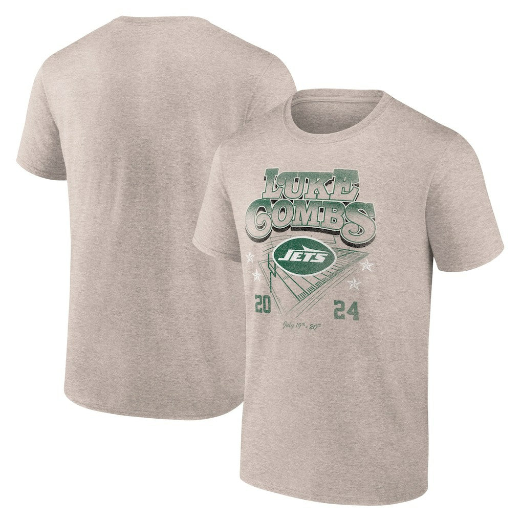Luke Combs x  Growin' Up and Gettin' Old Tour T-Shirt - New York Jets