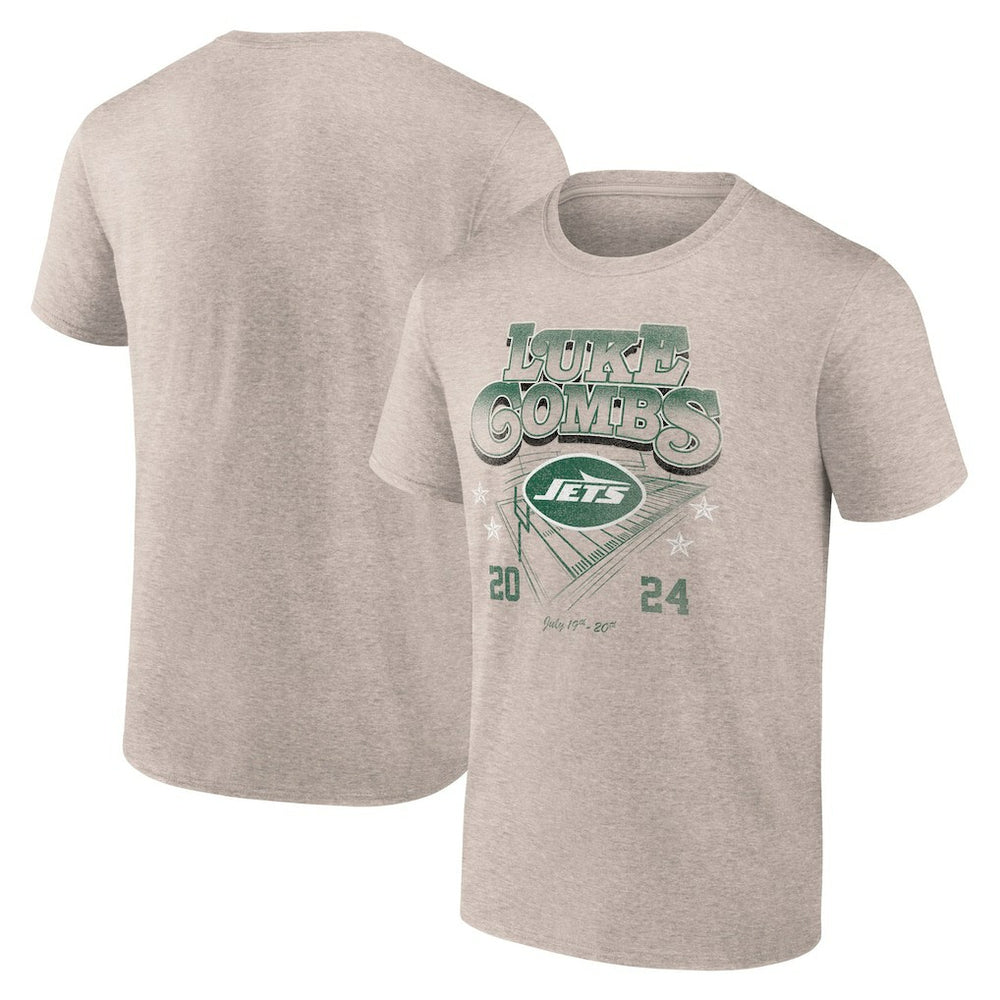 Luke Combs x  Growin' Up and Gettin' Old Tour T-Shirt - New York Jets
