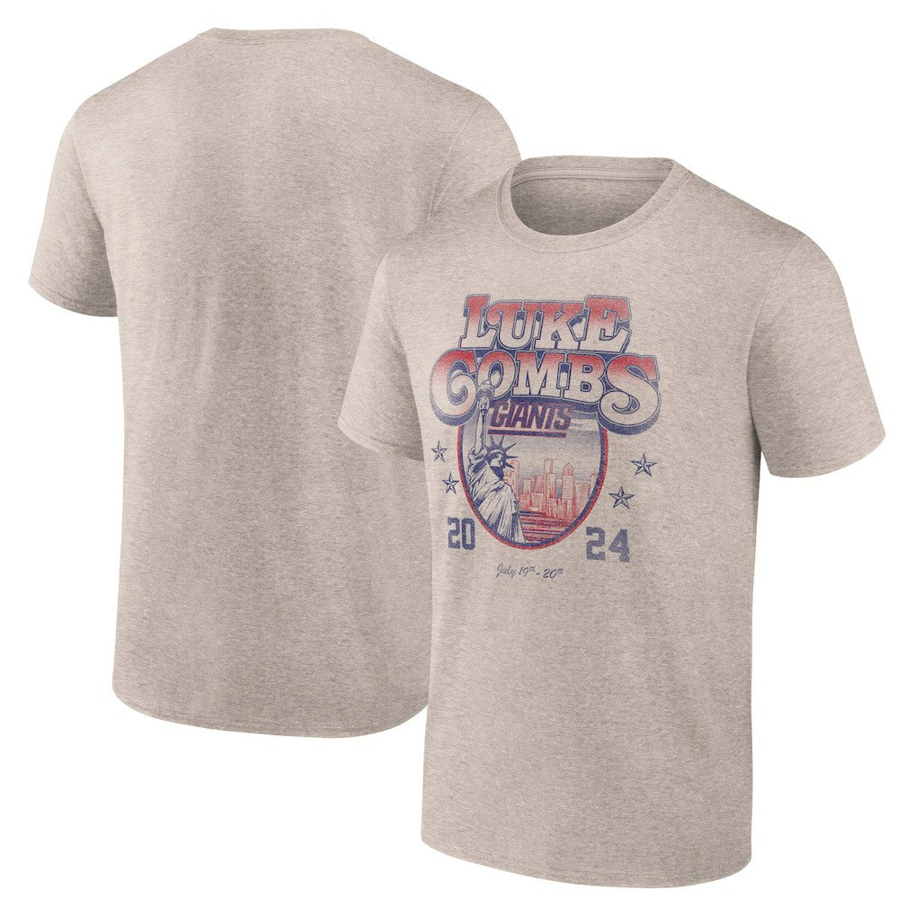 Luke Combs x  Growin' Up and Gettin' Old Tour T-Shirt - New York Giants