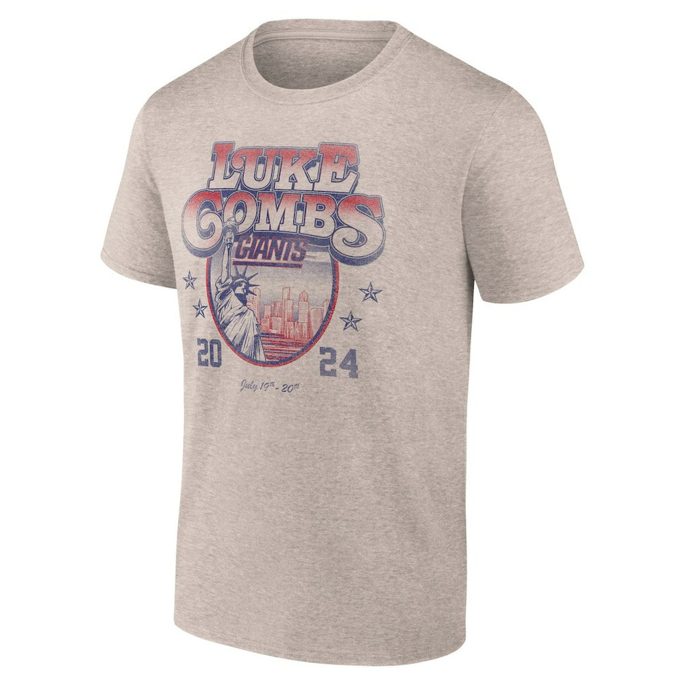 Luke Combs x  Growin' Up and Gettin' Old Tour T-Shirt - New York Giants