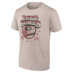 Luke Combs x  Growin' Up and Gettin' Old Tour T-Shirt - San Francisco 49ers
