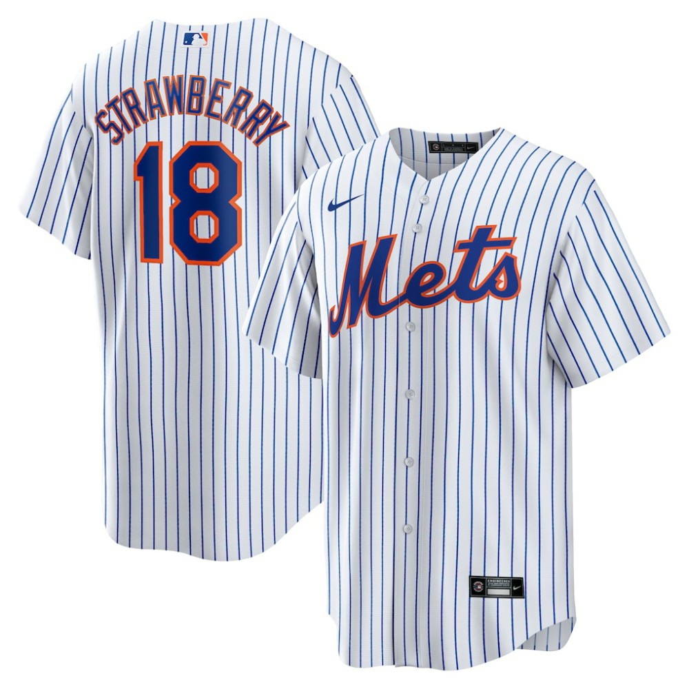 MLB Darryl Strawberry New York Mets Nike Home Replica Retired Player Jersey