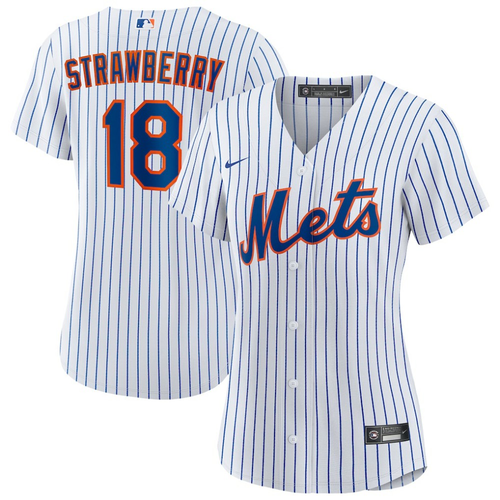 MLB Darryl Strawberry New York Mets Nike Women's Home Replica Player Jersey