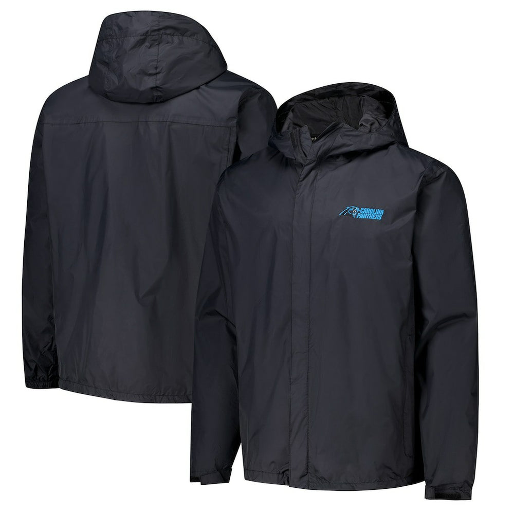 Dunbrooke Tropic Waterproof Packable Full-Zip Hoodie Jacket  - Carolina Panthers