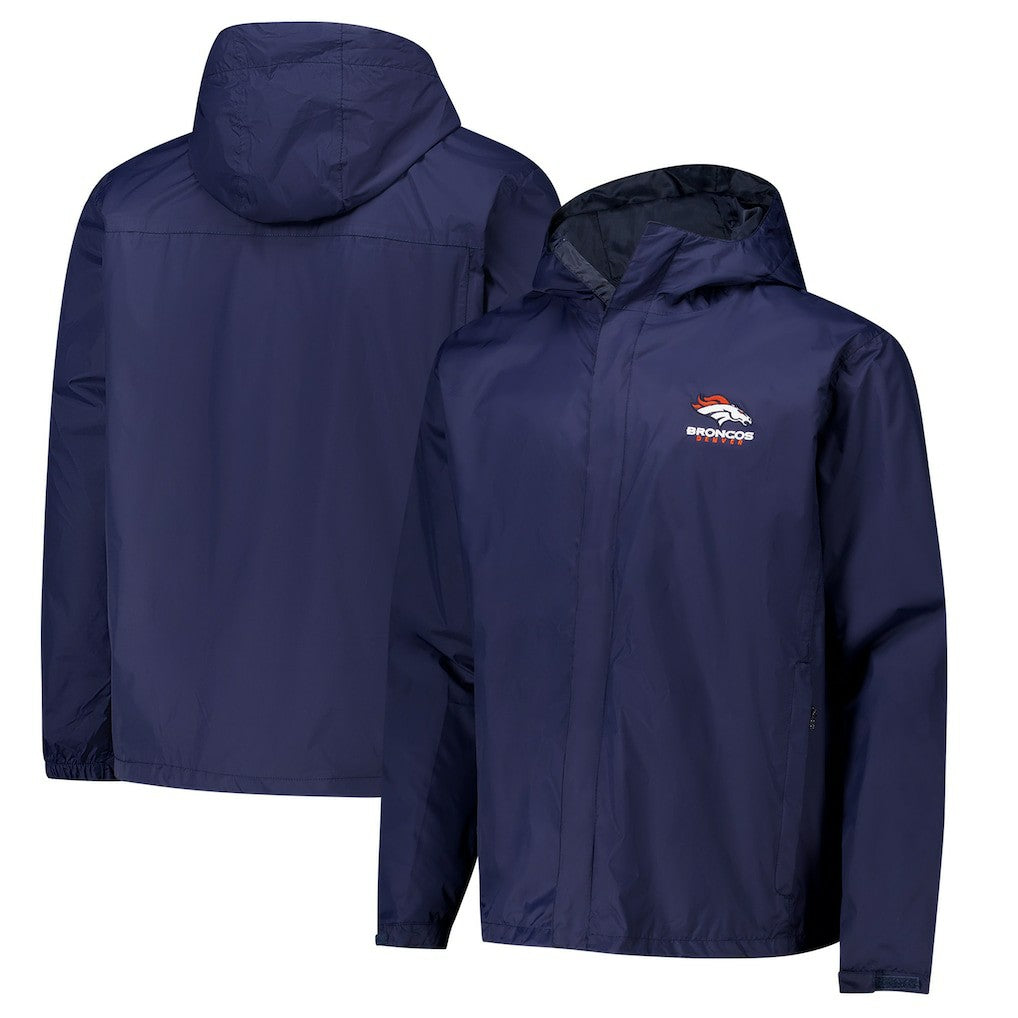 Dunbrooke Tropic Waterproof Packable Full-Zip Hoodie Jacket  - Denver Broncos