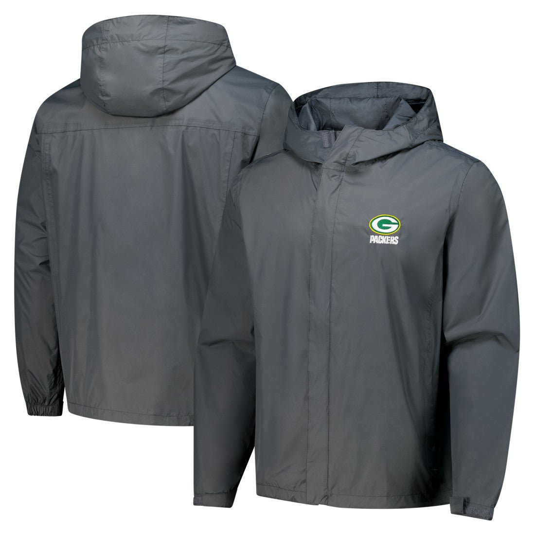 Dunbrooke Tropic Waterproof Packable Full-Zip Hoodie Jacket  - Green Bay Packers