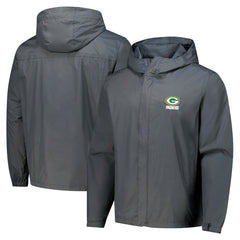 Dunbrooke Tropic Waterproof Packable Full-Zip Hoodie Jacket  - Green Bay Packers