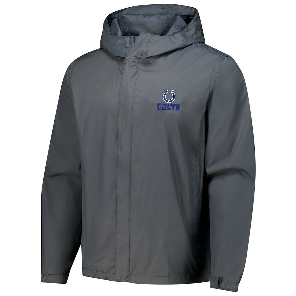 Dunbrooke Tropic Waterproof Packable Full-Zip Hoodie Jacket  - Indianapolis Colts