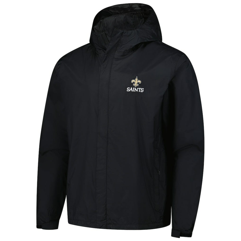 Dunbrooke Tropic Waterproof Packable Full-Zip Hoodie Jacket  - New Orleans Saints