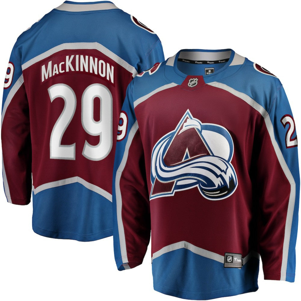 NHL Burgundy Nathan MacKinnon Colorado Avalanche Fanatics Home Breakaway Jersey