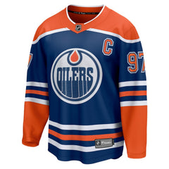 NHL Royal Connor McDavid Edmonton Oilers Fanatics Home Breakaway Jersey