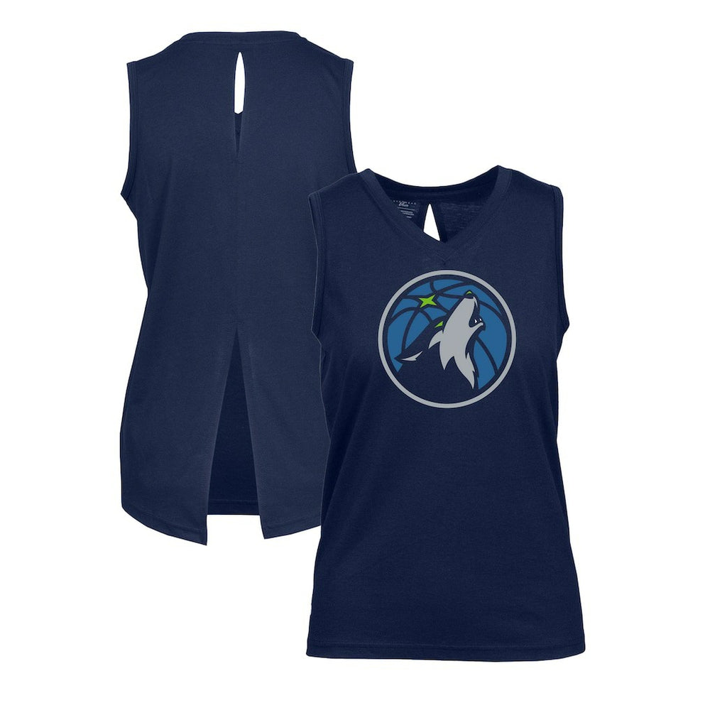 NBA Minnesota Timberwolves Levelwear Women's Paisley Core V-Neck Tank Top