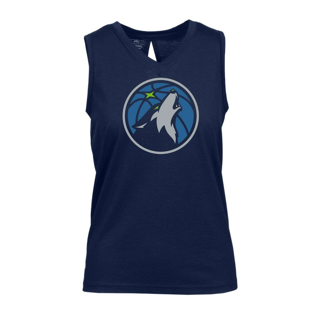 NBA Minnesota Timberwolves Levelwear Women's Paisley Core V-Neck Tank Top
