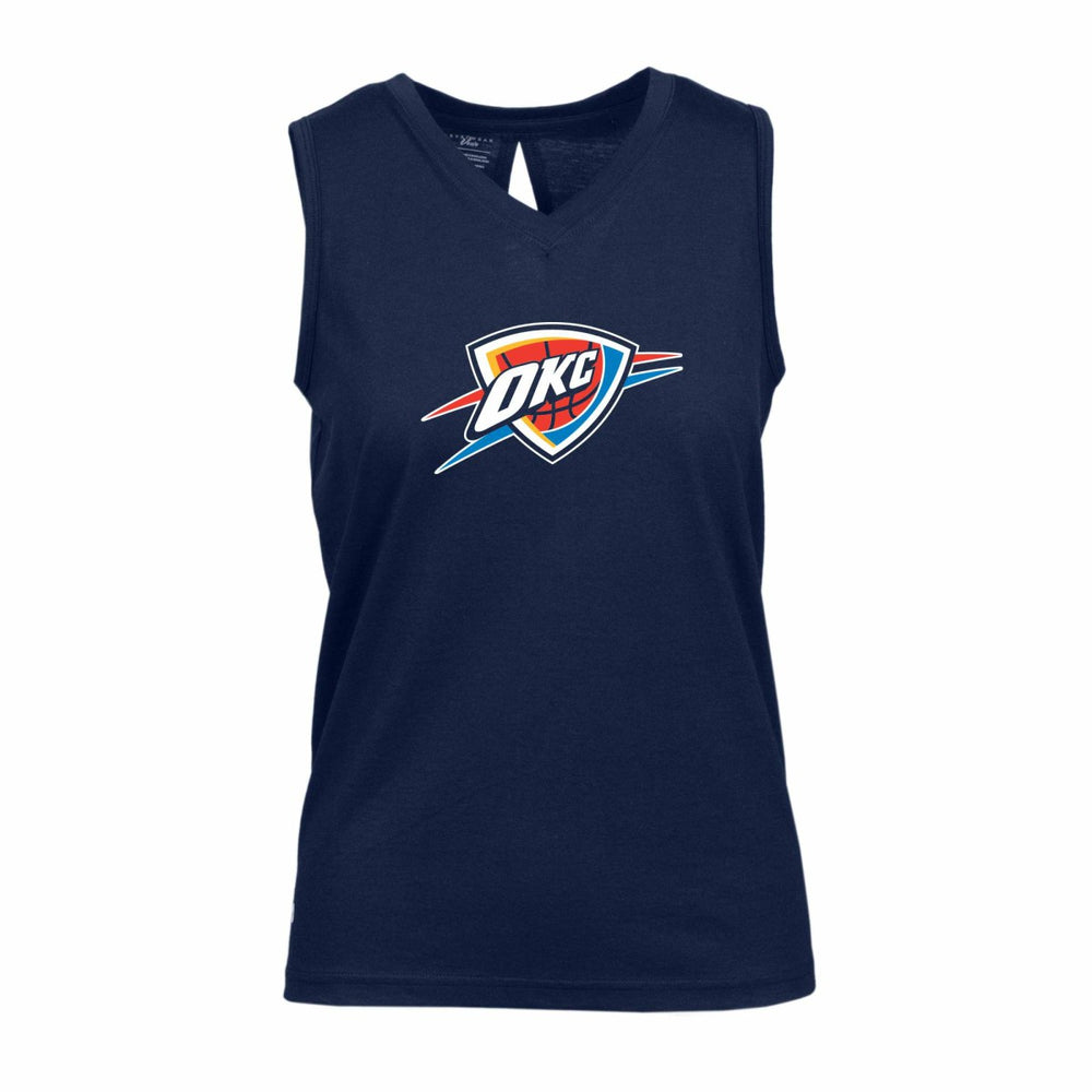 NBA Oklahoma City Thunder Levelwear Women's Paisley Core V-Neck Tank Top