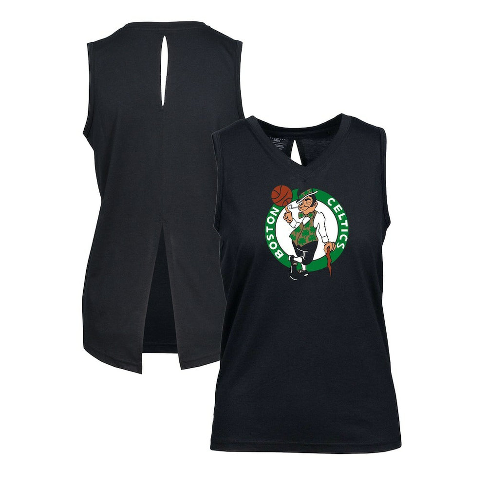 NBA Boston Celtics Levelwear Women's Paisley Core V-Neck Tank Top