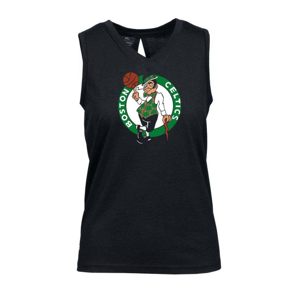 NBA Boston Celtics Levelwear Women's Paisley Core V-Neck Tank Top