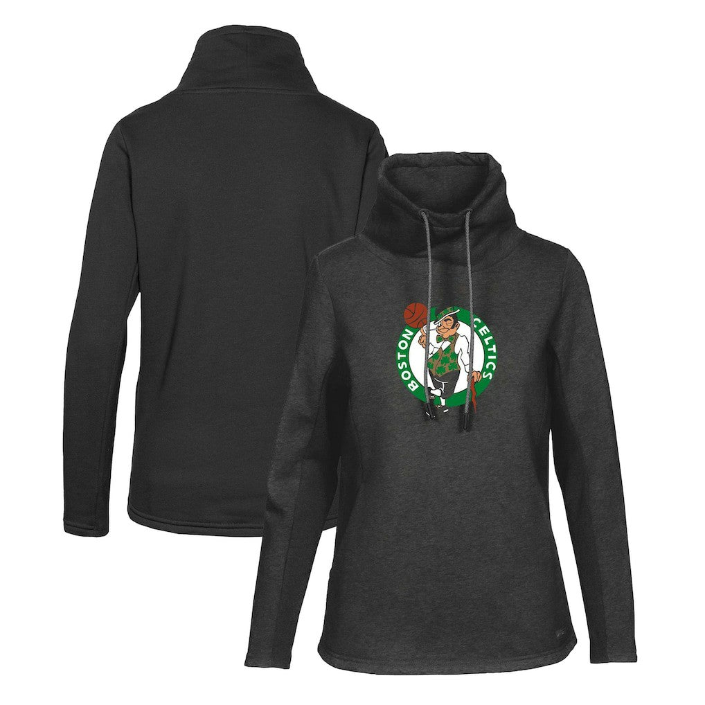 NBA Boston Celtics Levelwear Women's Loop Core Funnel Neck Pullover Sweatshirt