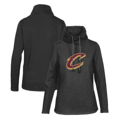 NBA Cleveland Cavaliers Levelwear Women's Loop Core Funnel Neck Pullover Sweatshirt sale