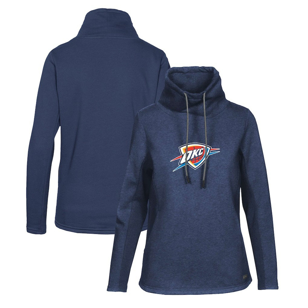 NBA Oklahoma City Thunder Levelwear Women's Loop Core Funnel Neck Pullover Sweatshirt