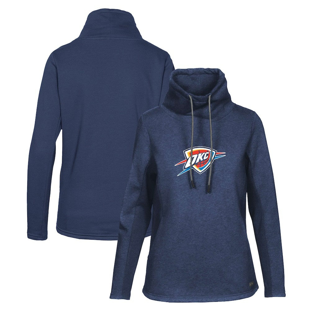 NBA Oklahoma City Thunder Levelwear Women's Loop Core Funnel Neck Pullover Sweatshirt
