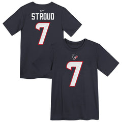 C.J. Stroud  Preschool Player Name & Number T-Shirt - Houston Texans